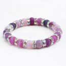 Purple Natural Stone Bracelets Chakra Buddha Bracelets