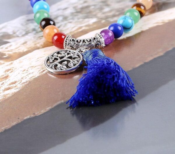 108 Mala Prayer Beads Bracelet Tree Of Life Reiki Bracelet - Image 3