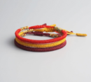 Handmade Lucky Buddhist Bracelet Sliding Knot Bracelet Protection