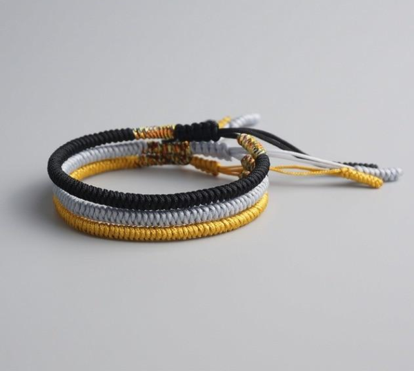 Handmade Lucky Buddhist Bracelet Sliding Knot Bracelet Protection - Image 8