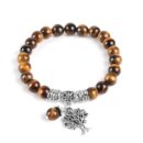 Reiki Energy Beads Bracelet Tree of Life Charms Lucky Crystal Stone Bracelet