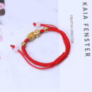 Gold Pi Xiu Red String Bracelet - Free For Limited Time