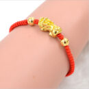 Gold Pi Xiu Red String Bracelet - Free For Limited Time