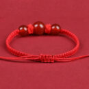 Lucky Red Rope Dragon Bracelet Good Fortune Feng Shui Knot Bracelet