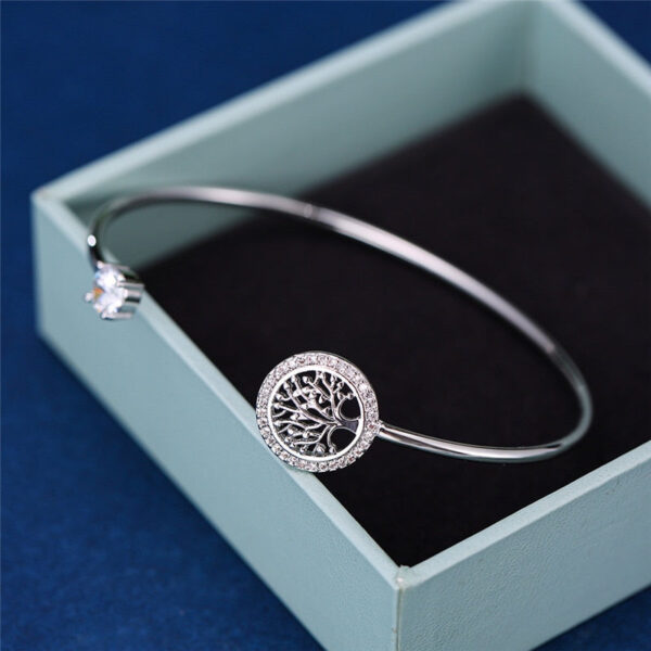 Elegant Tree of Life Charm Bracelet Bangle Style Bracelet - Image 5