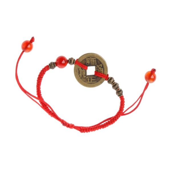 Ancient Coin Red String Bracelet Good Luck Charm Bracelet - Image 3