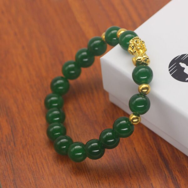 Golden Pi Xiu Beaded Bracelet Custom Design Pixiu Bracelet - Image 7