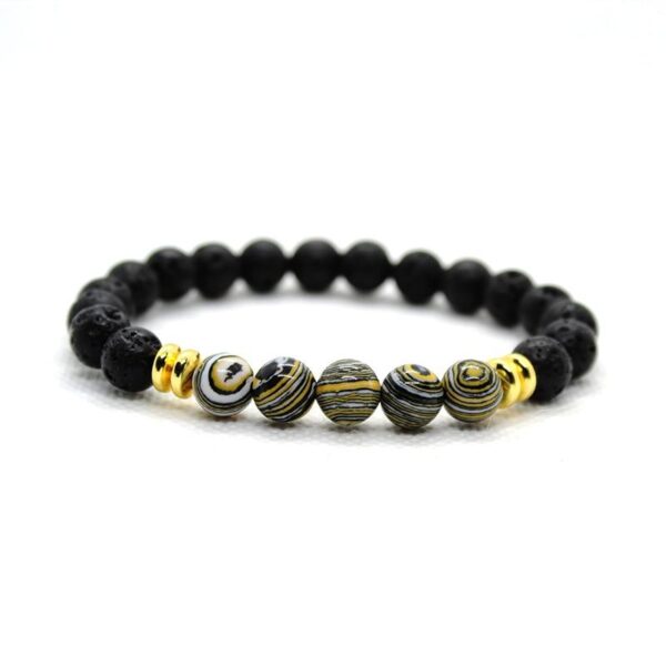 Lava Stone Chakra Beads Bracelet Crystal Buddha Natural Stone Beaded Bracelet - Image 4