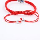 Lucky Red String Bracelet Rope Eye Evil Bracelet Hand Of Fatima Unisex