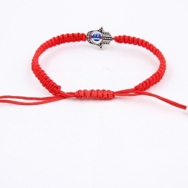 Lucky Red String Bracelet Rope Eye Evil Bracelet Hand Of Fatima Unisex - Image 2