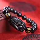 Black Obsidian Energy Bracelet Enlightenment Buddha Bracelet