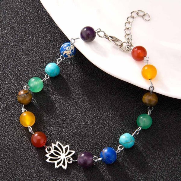 7 Chakra Meditation Energy Bracelet Stones Chakra Crystals Bracelet