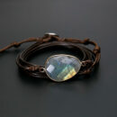 Labradorite Boho Long Bracelet Matching String Labradorite Stone Bracelet