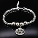 Tree of Life Symbol Stainless Steel Bracelet