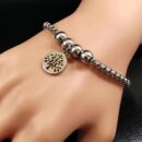 Tree of Life Symbol Stainless Steel Bracelet