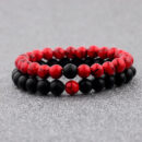 2pcs Beaded Bracelets Earthy Stone Natural Bracelet Set