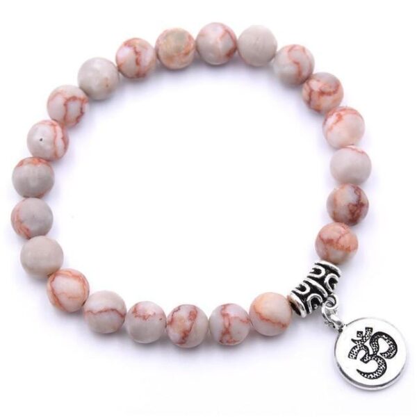 Natural Stone Chakra Mala Bracelet Malas Beads Lucky Bracelet - Image 12