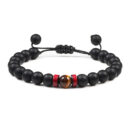 Black Onyx Stone Beads Tibetan Bracelet Crystal Gemstone Adjustable Bracelet