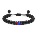 Black Onyx Stone Beads Tibetan Bracelet Crystal Gemstone Adjustable Bracelet