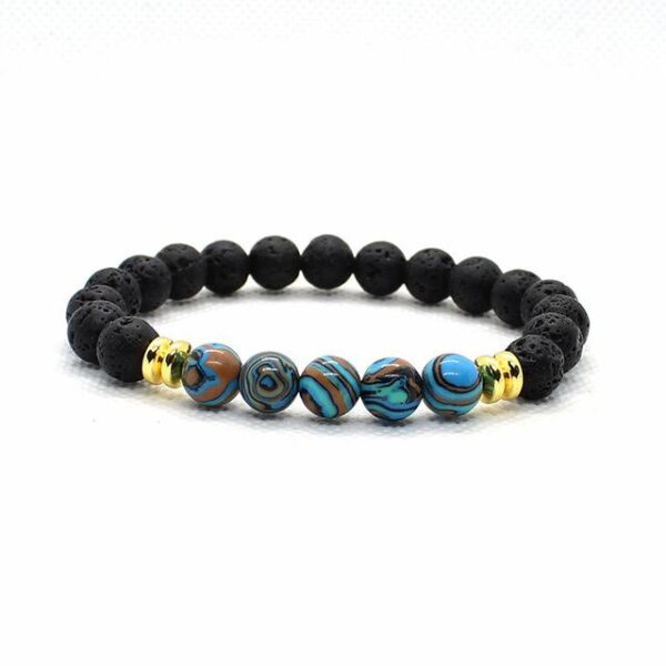 Lava Stone Chakra Beads Bracelet Crystal Buddha Natural Stone Beaded Bracelet - Image 7