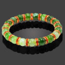 Buddha Natural Stone Bracelet Round Crystal Beads Bracelet