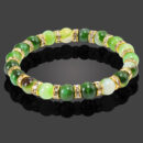 Buddha Natural Stone Bracelet Round Crystal Beads Bracelet