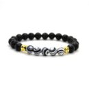 Lava Stone Chakra Beads Bracelet Crystal Buddha Natural Stone Beaded Bracelet