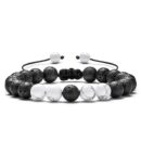 7 Chakras Lava Rock Stone Bead Bracelet Gemstones Crystal Beaded Yoga Bracelet