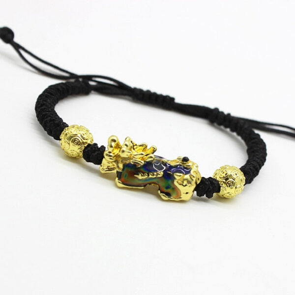 Lucky Pixiu Dragon Wealth Bracelet Knot Braided Rope Pi Xiu Color Changing Bracelet - Image 9