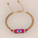 Woven Evil Eye Turkish Eye Beads Bracelet Women Jewelry Handmade Bracelet