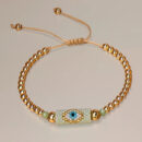 Woven Evil Eye Turkish Eye Beads Bracelet Women Jewelry Handmade Bracelet