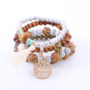 Bohemian Tree of Life Bangle Bracelet Charm Lucky Stone Bracelet