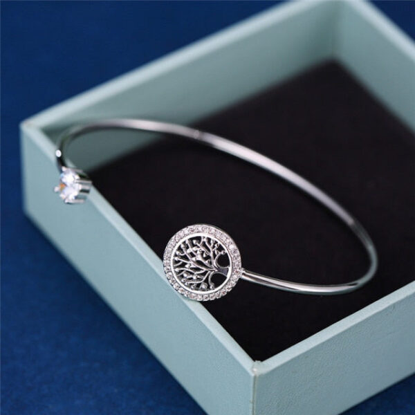 Elegant Tree of Life Charm Bracelet Bangle Style Bracelet - Image 7