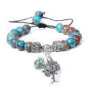 Natural Lapis Lazuli Tree of Life Bracelet Nature Life Charm Bracelet