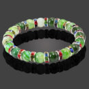 Buddha Natural Stone Bracelet Round Crystal Beads Bracelet