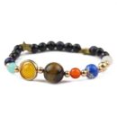 Galaxy Bracelet Gemstone Tiger Eye Crystal Lapis Lazuli Bracelet