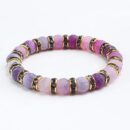 Purple Natural Stone Bracelets Chakra Buddha Bracelets