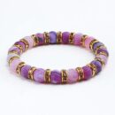 Purple Natural Stone Bracelets Chakra Buddha Bracelets